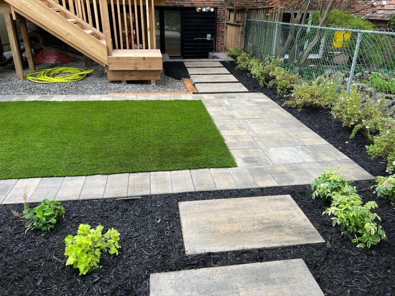 Patio + Stepping Stones
