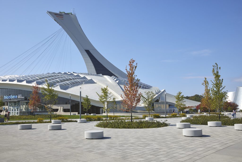 L’entrée principale du Parc olympique fait peau neuve