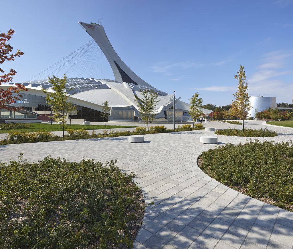 L’entrée principale du Parc olympique fait peau neuve