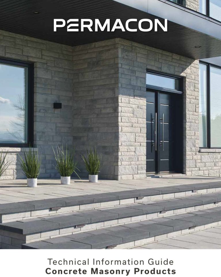 Technical Information Guide Concrete Masonry Product